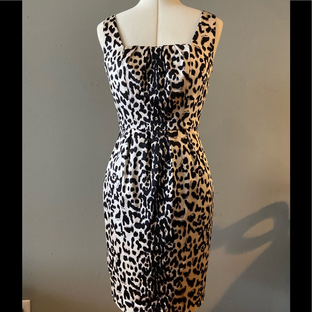 Animal Print White House/Black Market Dress Size 2